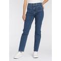 Straight-Jeans LEVI'S "724 TAILORED W/ WELT PK" Gr. 31, Länge 32, blau (stage fright) Damen Jeans Gerade