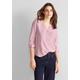 Langarmbluse STREET ONE Gr. 42, rosa (fun peach) Damen Blusen langarm