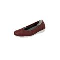 Ballerina NATURAL FEET "Collien" Gr. 41, rot (dunkelrot 01) Damen Schuhe Ballerina Ballerinas