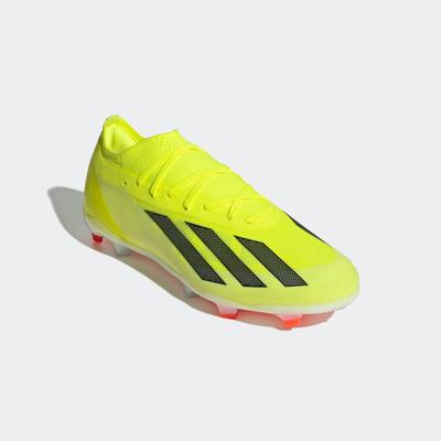 Fußballschuh ADIDAS PERFORMANCE "X CRAZYFAST PRO FG" Gr. 47, gelb (team solar yellow 2 / core black cloud white) Schuhe