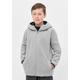 Fleecejacke BENCH. "DRAKEN B" Gr. 128, grau (steel grey) Jungen Jacken Fleecejacken