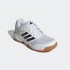 Hallenschuh ADIDAS PERFORMANCE, Gr. 38,5, schwarz-weiß (cloud weiß, core schwarz, gum10), Textil, Synthetik, sportlich, Schuhe, geeignet für jeden Hallensport
