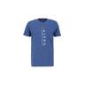 "T-Shirt ALPHA INDUSTRIES ""Alpha Industries Men - T-Shirts R Print T"" Gr. 2XL, blau (vintage marine) Herren Shirts T-Shirts"