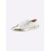 Sneaker ANDREA CONTI, Damen, Gr. 41, gold (weiß, goldfarben), Leder, Rindsleder, Glattleder, modisch, Schuhe