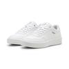 Sneaker PUMA "Court Classy Sneakers Damen", Gr. 37, weiß (weiß silber metallic), Obermaterial: Synthetik; Futter: Textil; Innensohle: Textil; Laufsohle: Gummi, Schuhe