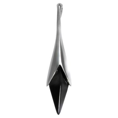 Ketten-Anhänger VIVANCE "925/- Sterling Silber synth. Onyx", weiß (weiß, schwarz), Schmuckanhänger, Damen, ONE-SIZE, Silber 925 (Sterlingsilber), 2 g Image