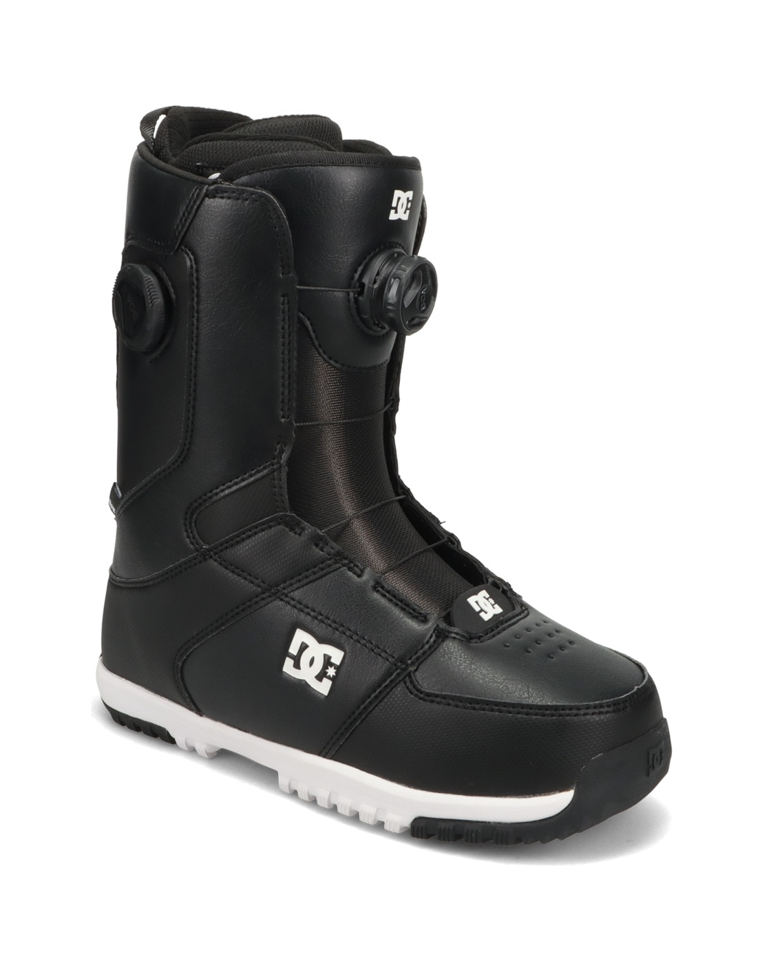 Snowboardboots DC SHOES "Control" Gr. 12, schwarz-weiß (schwarz, weiß), Schuhe, Damen, 12(46), Obermaterial:Obermaterial: Synthetikmaterial / Futter: Textil / Außensohle: EVA;