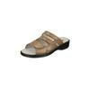 Pantolette NATURAL FEET "Ines", Damen, Gr. 35, braun, Synthetik, casual, Schuhe, mit rutschhemmenden Elementen