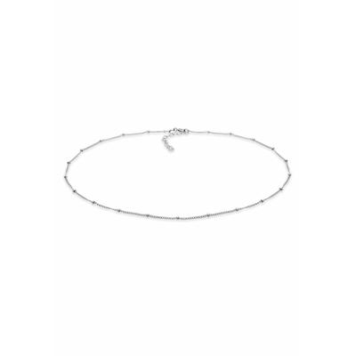 Kette ohne Anhänger ELLI "Choker Kugelkette Basic Trend 925 Silber" Gr. 36, silber, Halsketten, Damen, 36, Silber 925 (S