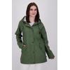 Regenmantel DEPROC ACTIVE "ANKERGLUTTRAUM WOMEN", Damen, Gr. 48 (XL), grün, Obermaterial: 100% Polyurethan; Futter: 100% Polyesteru201c, casual, Langarm mit Druckknopf, Mäntel, auch in Großen Größen erhältlich