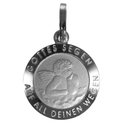 Ketten-Anhänger VIVANCE "925 Silber Engel", weiß, Schmuckanhänger, Damen, ONE-SIZE, Silber 925 (Sterlingsilber), 0,9 g Image