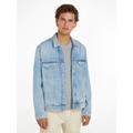 Jeansjacke TOMMY JEANS "RYAN RGLR TRCKR JCKT" Gr. L, blau (denim light) Herren Jacken Jeansjacken