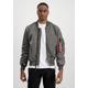 Bomberjacke ALPHA INDUSTRIES "ALPHA Men - Bomber & Flight Jackets" Gr. S, grau (wshell stone) Herren Jacken Übergangsjacken