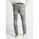 Gerade Jeans STREET ONE MEN Gr. 29, Länge 32, grau (mid grey wash) Herren Jeans