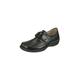 Klettschuh NATURAL FEET "Kletter Orb" Gr. 34, schwarz (schwarz, grau) Damen Schuhe Klettschuh Slipper Schnallenschuhe