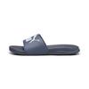 Badesandale PUMA "POPCAT 20", Gr. 47, blau (inky blau, puma weiß), Synthetik, sportlich, Schuhe