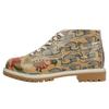 Stiefel DOGO "Shortcut Boots Around The World Damen Stiefel / Female", Damen, Gr. 37, Normalschaft, grün (beige, grün), Lederimitat, Schuhe, Vegan