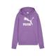 Hoodie PUMA "CLASSICS Shiny Damen" Gr. XS, lila (ultra violet purple) Damen Sweatshirts -jacken