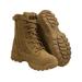 Smith & Wesson Mens Breach 2.0 Waterproof 8in Side Zip Boots Coyote Regular 10.5 US 810403-10.5-R