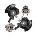 2007-2008 Ford Edge Front and Rear Wheel Hub and Steering Knuckle Kit - Detroit Axle