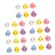 TOYANDONA 30 Pcs Bath Toys Kids Bath Toy Baby Bath Toy Pvc Material Toys Rounded Edges Toys Bathtub Childrens Toys Baby Bath Time Toys Pvc Fish Toy Shower Plaything Shower-bath Toy Duck Set