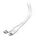 C2G USB-C Male to Lightning Male Sync and Charging Cable (10', White) C2G54560