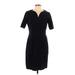 Elie Tahari Casual Dress - Sheath: Black Dresses - New - Women's Size 12