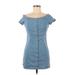 Forever 21 Casual Dress: Blue Dresses - Women's Size Medium