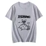 T-shirt imprimé lettre de dessin animé The Binding of Isaac pour hommes t-shirts en coton mode