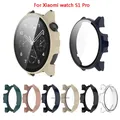 Étui de protection d'écran en verre pour Xiaomi Watch l's Pro PC Smartwatch Hard Edge Juste de