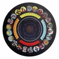 Nappe ronde pour la guérison spirituelle carte de tarot planche à pendule cadeau de sorcière