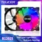 TEUCER B12025 ventilateur de boîtier PC 120mm 12V 4Pin effets de lumière Vortex antichoc silencieux haute Performance ventilateur de refroidissement d