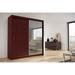 Brayden Studio® Dionisio Armoire Wood in Brown | 86" H x 59" W x 24" D | Wayfair AD84908C2C7A4327B3C2C2758A7C7FD0