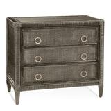 Birch Lane™ Jandre 3-Drawer 36" W Standard Dresser/Chest Wood/Wicker/Rattan in Gray | Wayfair 7F0A51B17A9B47ACBA2B954EE3282B17