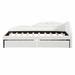 Creationstry PU Tufted Daybed w/ Two Drawers & Cloud Shaped Guardrail Upholstered/Faux leather in White | 27.8 H x 42 W x 79 D in | Wayfair