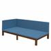 Creationstry Daybed/Sofa Bed Frame Upholstered/Linen in Brown | 30 H x 40 W x 75 D in | Wayfair JJ-23120209