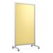 Ghent EZ Mobile board Freestanding Reversible Magnetic Large - 6' - 8' Framed Board in Gray | 74.63 H x 36 W x 24 D in | Wayfair EZ1MA7538YW