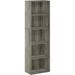 Rubbermaid Luder Bookcase/Bookshelf/Storage Shelves, 5-Tier, French Oak Wood in Green/Brown | 52 H x 15.79 W x 9.41 D in | Wayfair B396