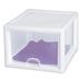 Sterilite Clear & Plastic Storage Bin w/ One Drawer Plastic in White | 27 Quart | Wayfair 12 x 23108004