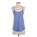 Under Armour Tank Top Blue Marled Scoop Neck Tops - Women's Size X-Small