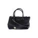 DKNY Leather Satchel: Pebbled Black Print Bags