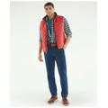 Brooks Brothers Men's Paddock Diamond Quilted Vest | Red | Size XS