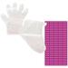 1 Set Plastic Hand And Foot Bags Paraffin Wax Mitts Paraffin Wax Liners for Hand And Feet