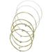 6pcs Folk Guitar Strings Guitar Replacement Strings Brass Musical Strings for Guitar