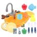 Kitchen Water Toy Childrens Toys Kids Play Sink with Running Electric Pretend Childrenâ€™s Toddler