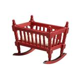 Simulation Cradle Adorable Mini Furniture Decor for Home Kids Doll House Models Cribs Babies Children Accessory Baby