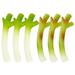 6 Pcs Decor Ornament Artificial Green Onions Kids Playset Kids Safety Fruit Display Simulation Vegetable Student