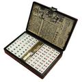 Spirastell Mahjong Set Portable Chinese Toy 144 Tiles Numbered Set Dazzduo Nebublu Chinese Box Numbered