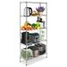 SYTHERS 29 x 13 x 59 5 Tier Metal Large Storage Rack Wire Shelving Height Adjustable Heavy Duty Organizer Shelf for Bathroom Kitchen Living Room 550 Ibs Capacity