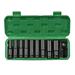 Htovila The sleeve 3/8 Inch Adapter 10-22mm 3/8 Inch Drive Socket Set CR-V Material Box Socket Sizes 10-22mm Inch Adapter CR-V 10-Piece Socket Sizes 1/2 Inch Drive Set 10-Piece Socket LAOSHE RUSUO